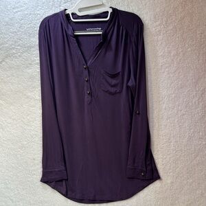 Soft Surroundings Purple Blouse